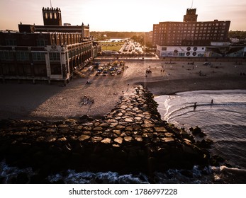 Drone Sunset Of Asbury Park NJ