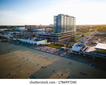 Drone Sunset Of Asbury Park NJ