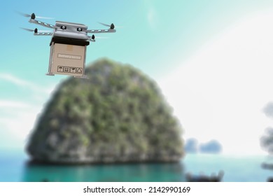 Drone technology engineering device industry flying in industrial logistic export import product home delivery service logistics shipping transport transportation or car auto parts