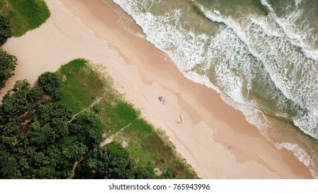 Drone view of beach