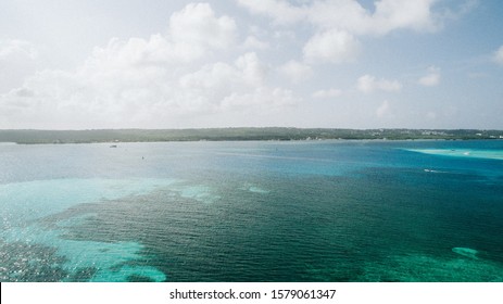 Drone View From Carribean Island