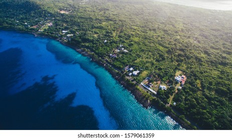 Drone View From Carribean Island