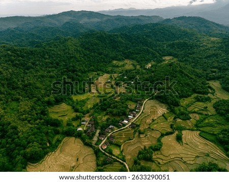 Drone view of centuries-old farming techniques unchanged