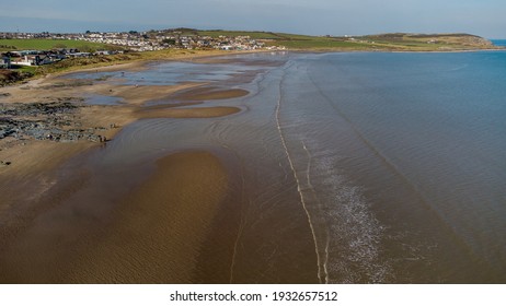 A Drone View Of Clogherhead Beach