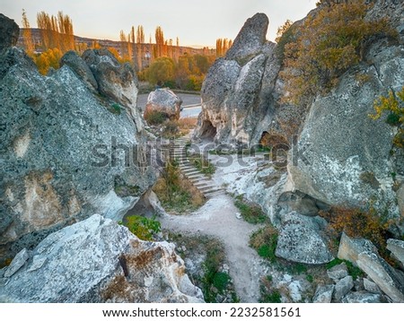 Drone view to the Phrygian valley