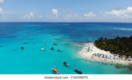 Drone View Of San Andres, Colombia