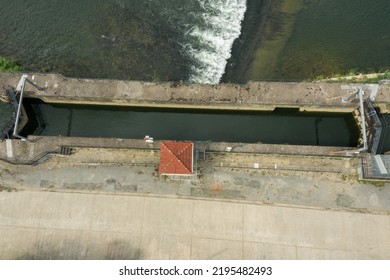 Drone View Of A Watergate