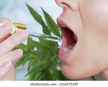 Drop Cbd Oil In Mouth Women.