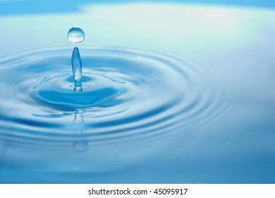 Drop Falling Into Water Stock Photo 45095917 | Shutterstock