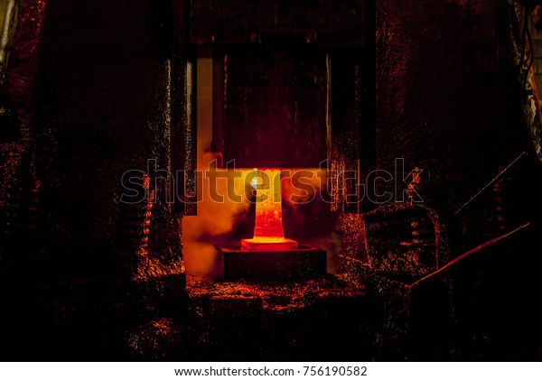 Drop Forged Hammer Forging Stock Photo (Edit Now) 756190582