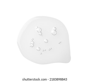 Drop Of Hydrophilic Oil On White Background