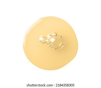 Drop Of Hydrophilic Oil On White Background