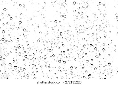 Water Drop On Clear Glass Stock Photo (Edit Now) 287330678