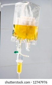 Dropper With Plasma Transfusion In Hospital