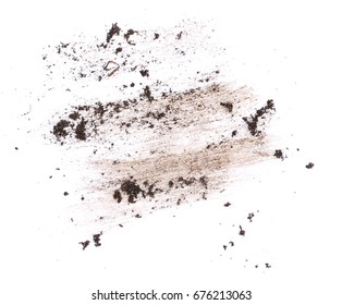 drops of mud sprayed isolated on white background, with clipping path - Shutterstock ID 676213063