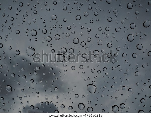 Drops of the rain on moon\
roof