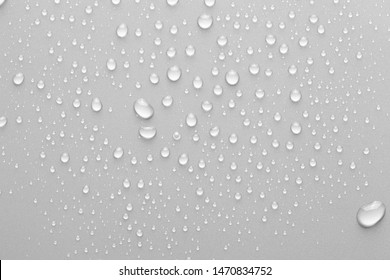 Drops of water on background