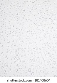 Drops of water on the glass. Abstract background. 