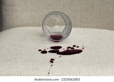 Drops of water on waterproof textile material - Waterproof fabric on upholstery