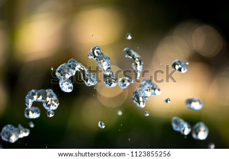 Similar – Image, Stock Photo fluid Water Drops of water