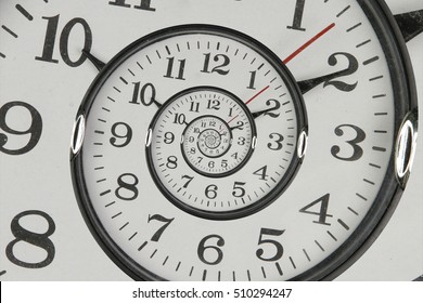 Droste effect clock