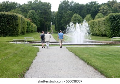 Drottningholm Palace And Gardens Stockholm Sweden Stock Photo