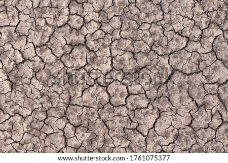 Drought, Dry cracked ground parched by the sun
