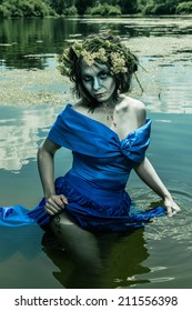Drowned Water Nymph Horror Portrait Stock Photo Shutterstock
