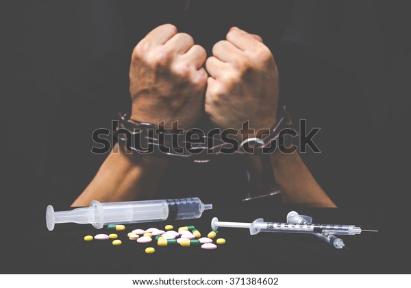 Drug Case Prisoner Narcotic Syringe Stock Photo (Edit Now) 371384602