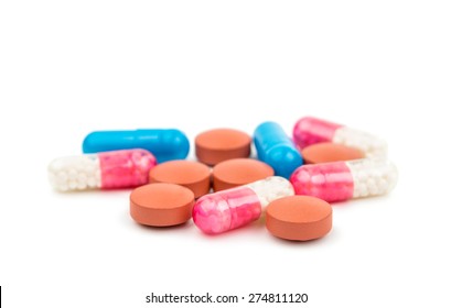 Drugs On White Background