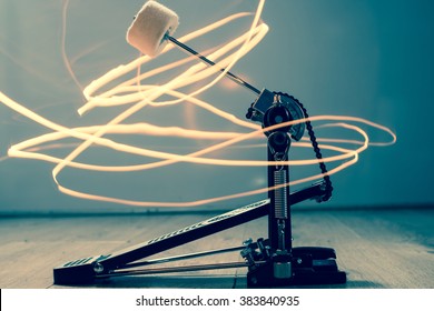 Drum Pedal Light Painting