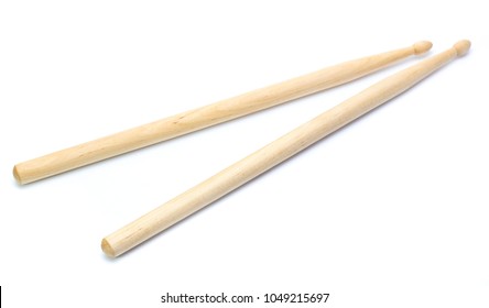 Drum Stick Isolated On White Background