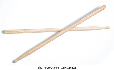 Drum Stick Isolated On White Background