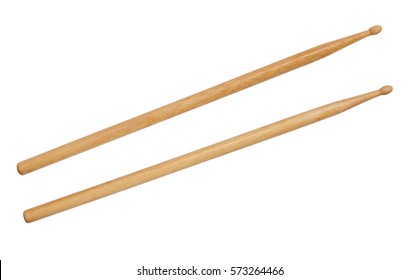 Drum stick isolated on white background - Shutterstock ID 573264466