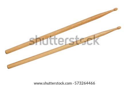 Drum stick isolated on white background