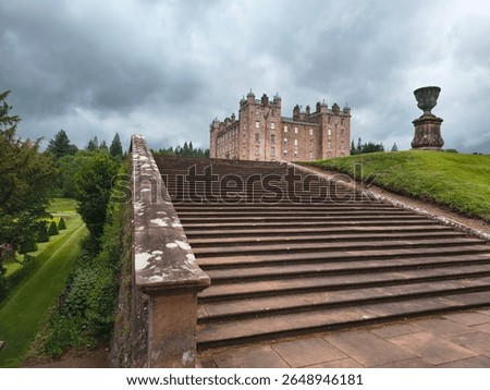 Drumlanrig castle from the staircase 