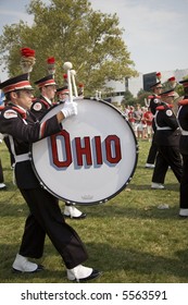 Drummer In The Ohio State University Marching Band