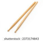 The drumstick is isolated on a white background with clipping path