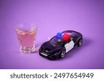 Drunk driving concept and breathalyzer. Drunk driving concept and breathalyzer