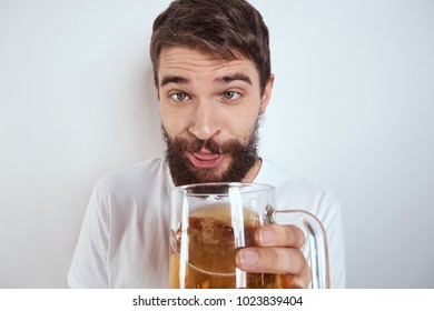 Young Bald Headed Man Drinking Glass Stock Photo (Edit Now) 77465002