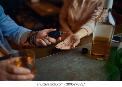 Drunk Man Gives The Car Keys To His Sober Woman