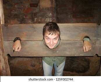 Drunk Man Tortured Medieval Castle Stock Photo 1259302744 | Shutterstock