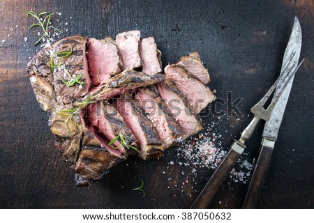 Dry Aged Barbecue Porterhouse Steak