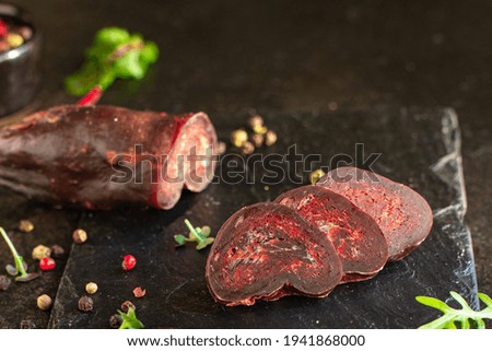 Similar – Image, Stock Photo veal sausages Meat Sausage