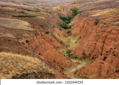 Dry Canyon On The Loess Plateau