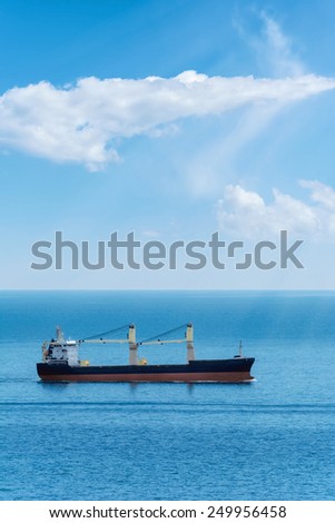 Similar – Image, Stock Photo Aerial Drone View Of Old Shipwreck Ghost Ship Vessel