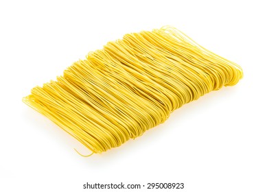 Dry Chinese Noodles Isolated On White Stock Photo (Edit Now) 292578902