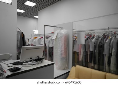 Dry Cleaner's Workshop Interior