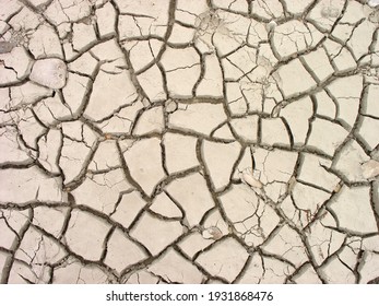 Dry Cracked Clay Ground Texture