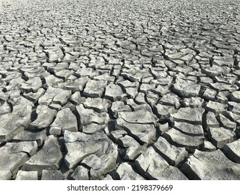 Dry Cracked Desert. Global Warming Concept. Turkey